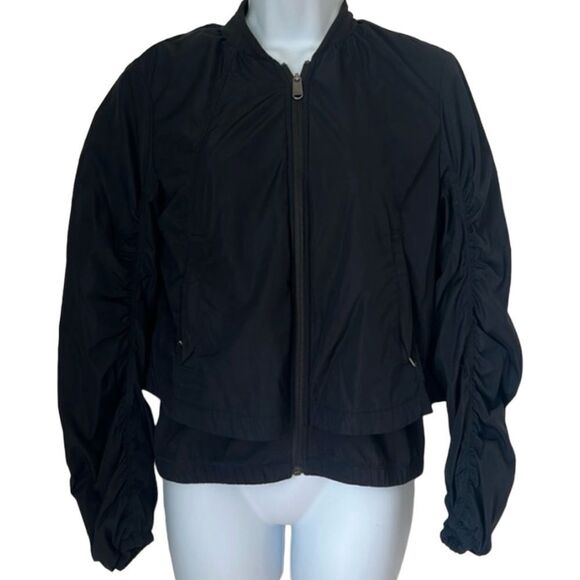 Athleta Jackets & Blazers - Athleta Women's Black Bomber Jacket sz XXS